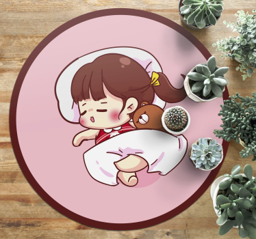 Covor de vinil pentru fete anime dormitoare - TenStickers