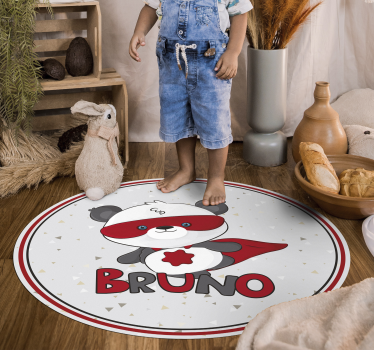 Covor de vinil personalizat superpanda - TenStickers