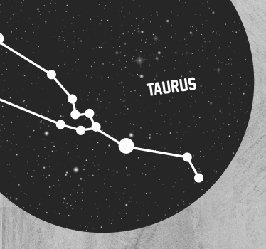 Covor de vinil stele constelația taurului - TenStickers