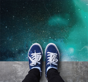 Covor de vinil stele nuanța galaxiei cosmice - TenStickers