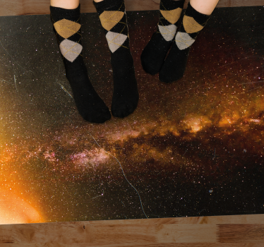 Covor de vinil stele vederea galaxiei cosmice - TenStickers