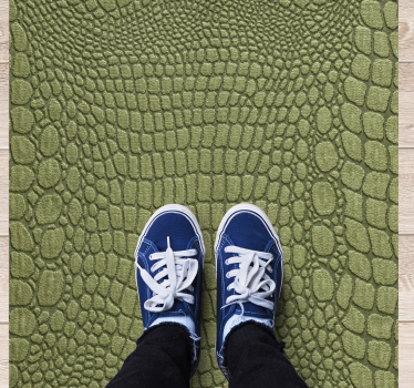 Covor vinil print animalier efect piele de crocodil - TenStickers