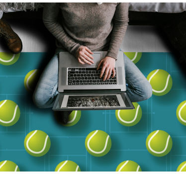 Covor dormitor model mingi tenis - TenStickers