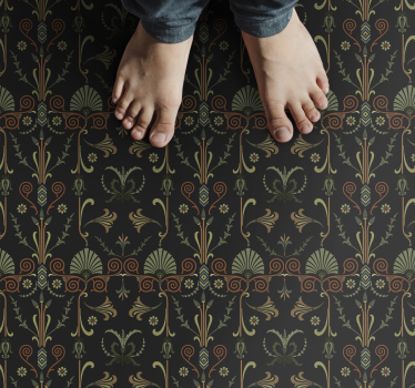 Covor de vinil epocă ornate Botanical Patterns - TenStickers