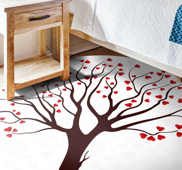 Covor mare de natura copac romantic - TenStickers