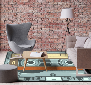 Covor radio vinet covor vintage - TenStickers