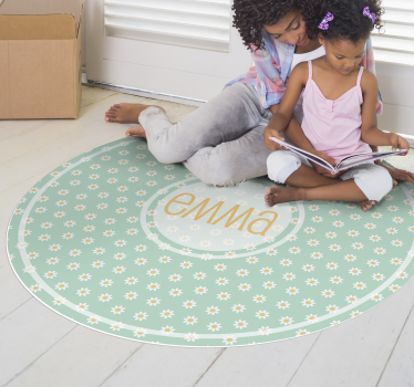 Covor rotund din vinil personalizat - TenStickers