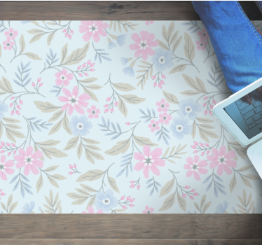 Covor shabby chic de flori de primăvară - TenStickers