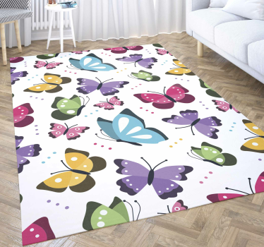 Covor vinil animal fluture - TenStickers