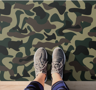Covor vinil print animalier model de camuflaj - TenStickers