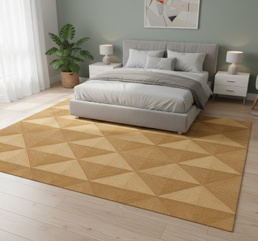 Covor vinil dormitor 3d aur - TenStickers