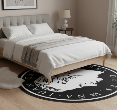 Covor vinil dormitor autocolant rege al spaniei - TenStickers
