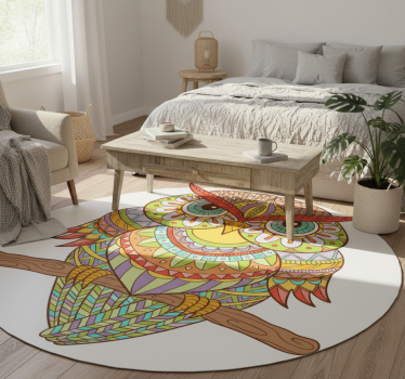 Covor vinil dormitor ave huichol - TenStickers