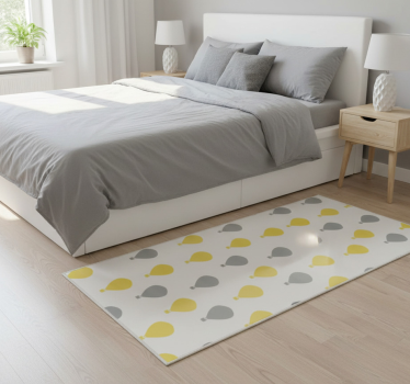 Covor vinil dormitor balon cu aer pantone - TenStickers