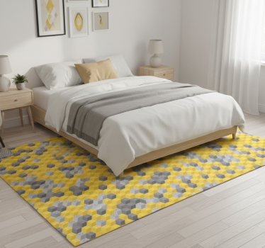 Covor vinil dormitor blocuri de construcție pantone - TenStickers