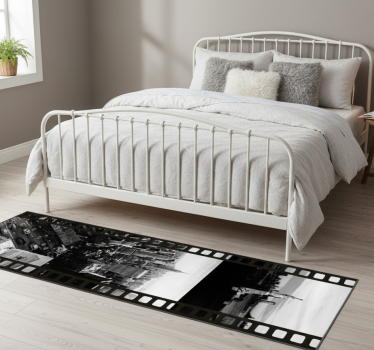 Covor vinil dormitor colaj foto cu nyc - TenStickers