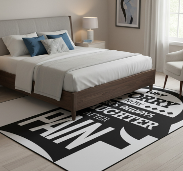 Covor vinil dormitor decorativ fără griji - TenStickers