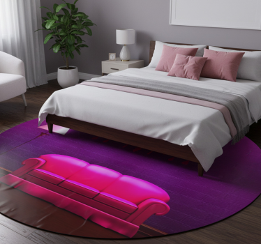 Covor vinil dormitor decorativ pentru canapea și lampă - TenStickers