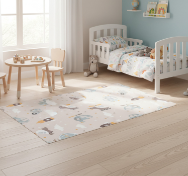 Covor vinil dormitor design drăguț pentru copii - TenStickers