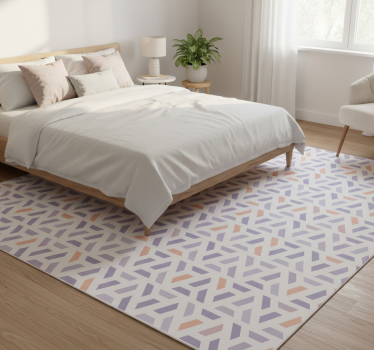Covor vinil dormitor linii geometrice nordice - TenStickers