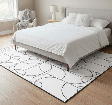 Covor vinil dormitor model elegant clasic - TenStickers