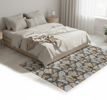 Covor vinil dormitor model terrazzo ciment - TenStickers