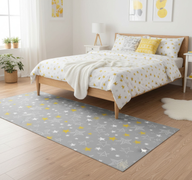 Covor vinil dormitor stelele pantone - TenStickers