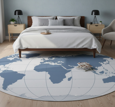 Covor vinil dormitor vinil transparent pacific - TenStickers