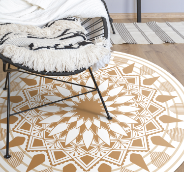 Covor vinil mandala aranjament geometric complex - TenStickers