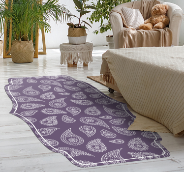 Covor vinil mandala motiv mandala paisley - TenStickers