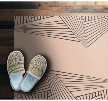 Covor vinil modern model geometric liniar - TenStickers
