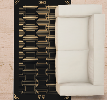 Covor vinil modern modele geometrice elegante - TenStickers