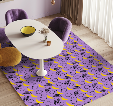 Covor vinil modern amestec abstract de banane - TenStickers