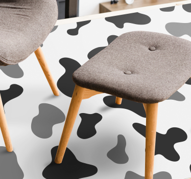 Covor vinil print animalier design de model de vacă - TenStickers