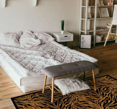 Covor vinil print animalier dungi de tigru îndrăznețe - TenStickers