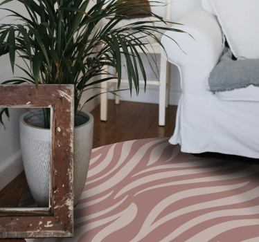 Covor vinil print animalier dungi elegante de zebră - TenStickers