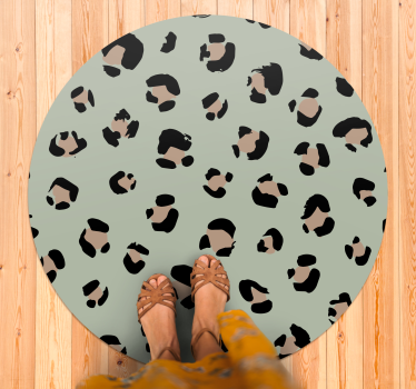 Covor vinil print animalier estetic leopard - TenStickers