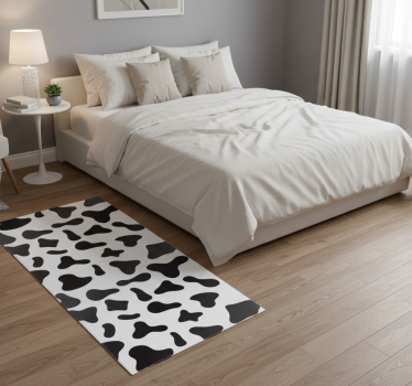 Covor vinil print animalier imprimeu vacă - TenStickers