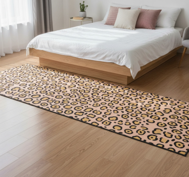 Covor vinil print animalier leopard pastelpictat - TenStickers