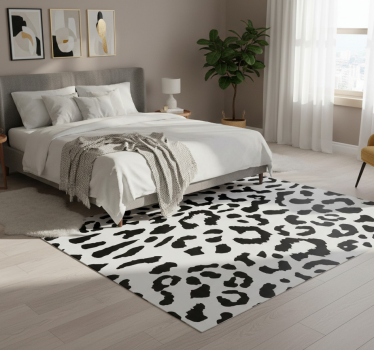 Covor vinil print animalier leopard simplu - TenStickers