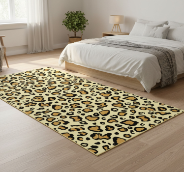 Covor vinil print animalier model clasic leopard - TenStickers