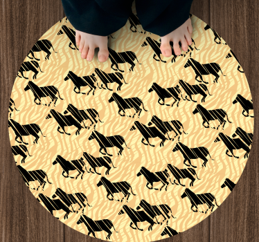 Covor vinil print animalier model elegant de cal - TenStickers