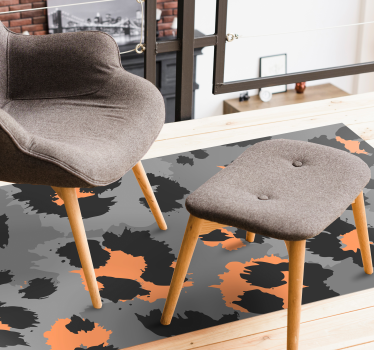 Covor vinil print animalier model îndrăzneț de ghepard - TenStickers