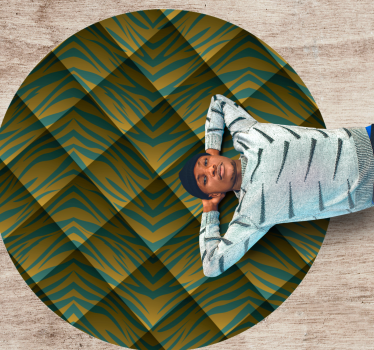 Covor vinil print animalier model inspirat de safari - TenStickers