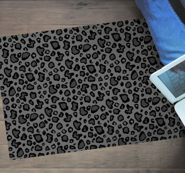Covor vinil print animalier stil cu imprimeu leopard - TenStickers