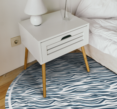 Covor vinil print animalier val zebră elegant - TenStickers