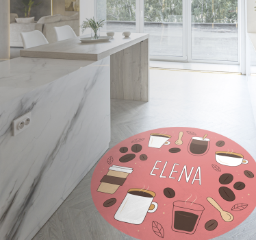 Diverse cesti de cafea covoare contemporane - TenStickers