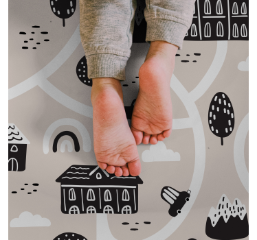 Drumuri de culoare alb-negru - TenStickers