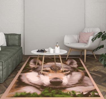 Față de lup mat de vinil animal - TenStickers