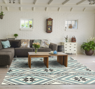 Figuri scandinave covoare în stil nordic - TenStickers